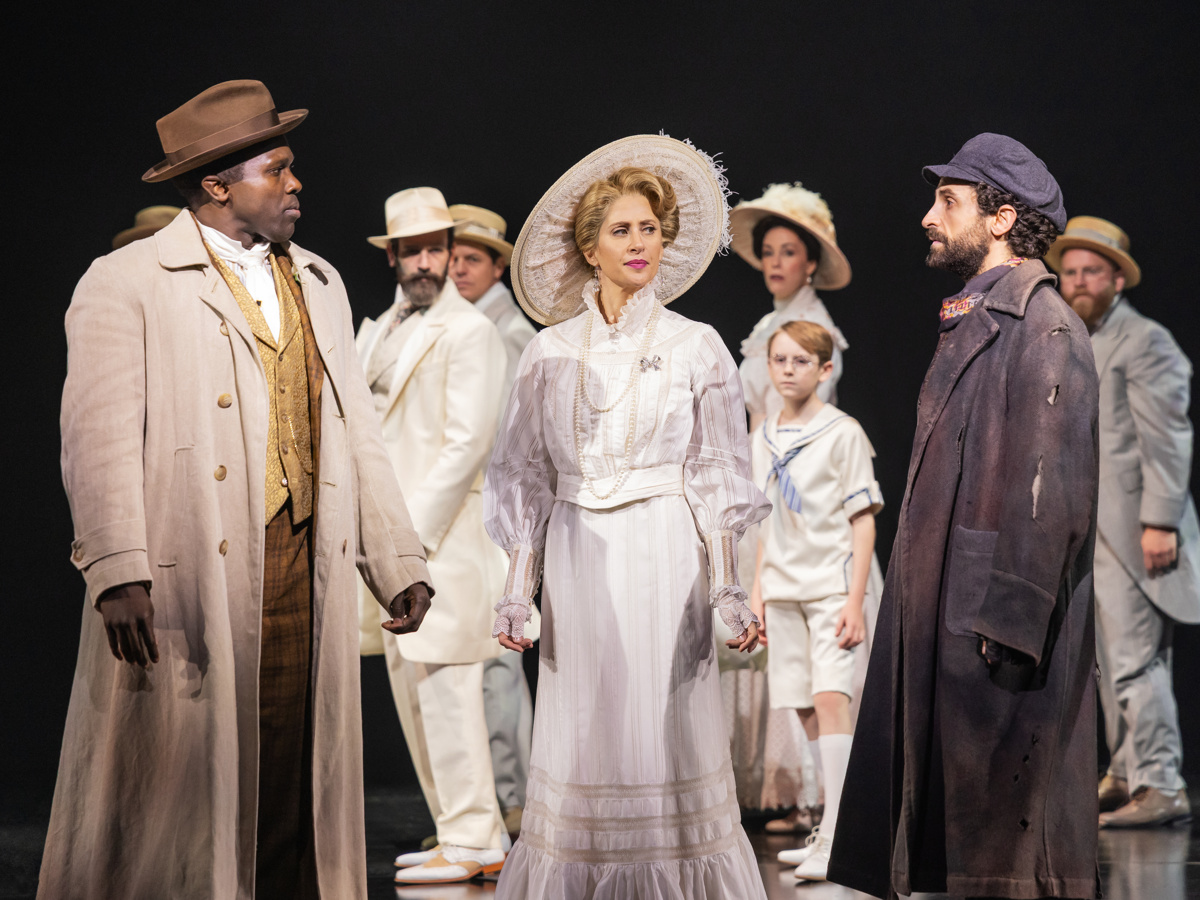 Joshua Henry, Caissie Levy and Brandon Uranowitz in Ragtime on Broadway